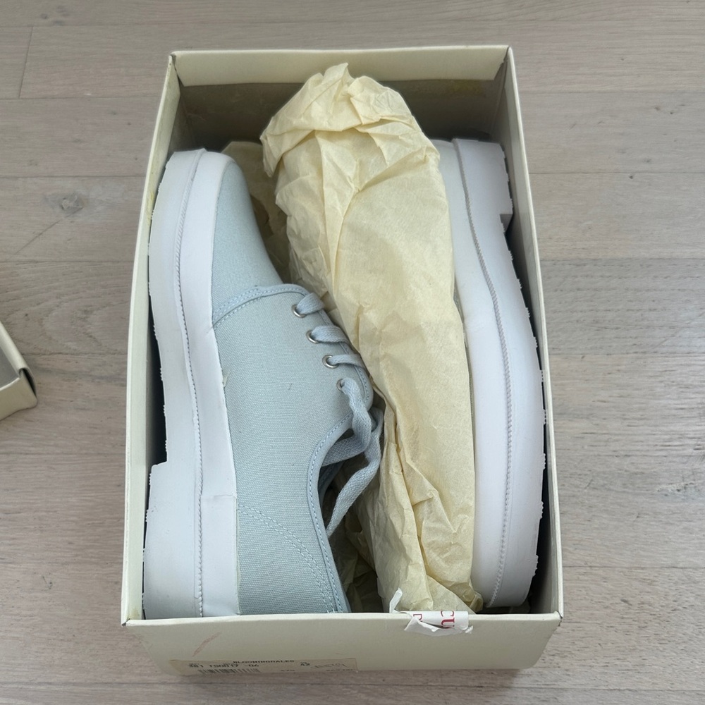 Calvin Klein Light Blue Canvas Sneakers